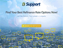 Tablet Screenshot of loansupportnetwork.com